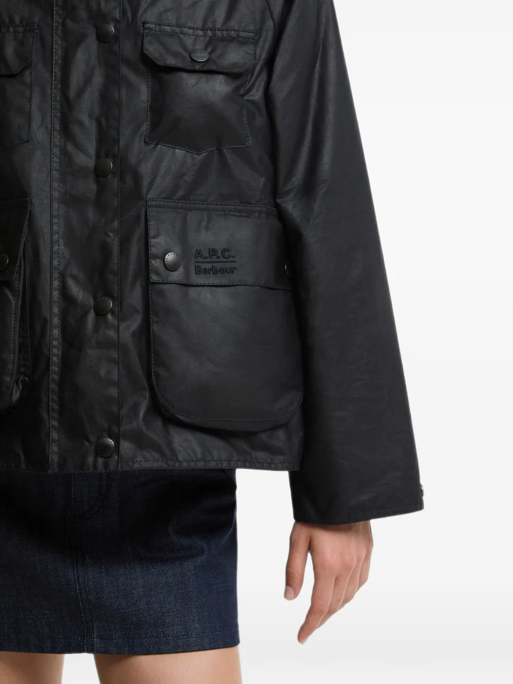 Barbour blue jacket Blauw