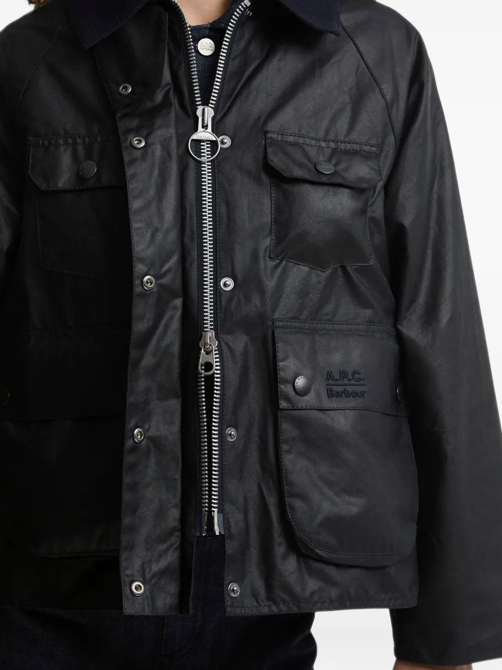 Barbour blue jacket Blauw