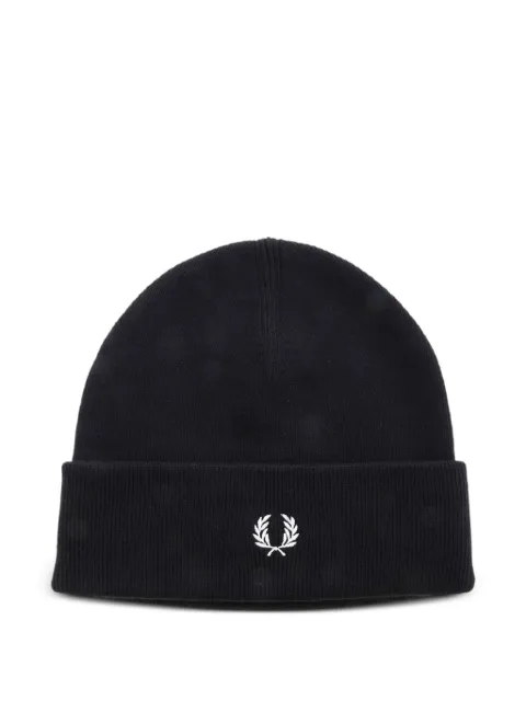 Fred Perry logo-detail beanie