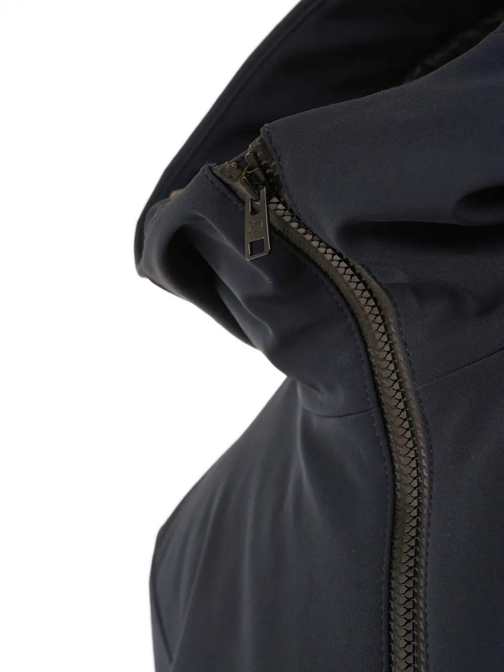 Woolrich Jack met capuchon en rits Blauw