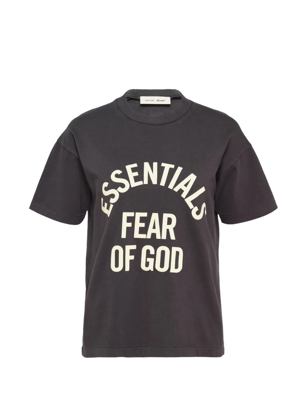 FEAR OF GOD ESSENTIALS Campus logo-print T-shirt - Grau