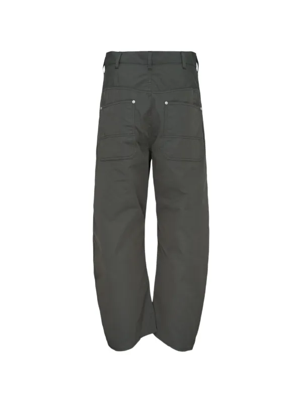 パンツ 23ss COMME des GARCONS HOMME wide slacks Comme Des Garçons Homme wide-leg Trousers | Green | FARFETCH