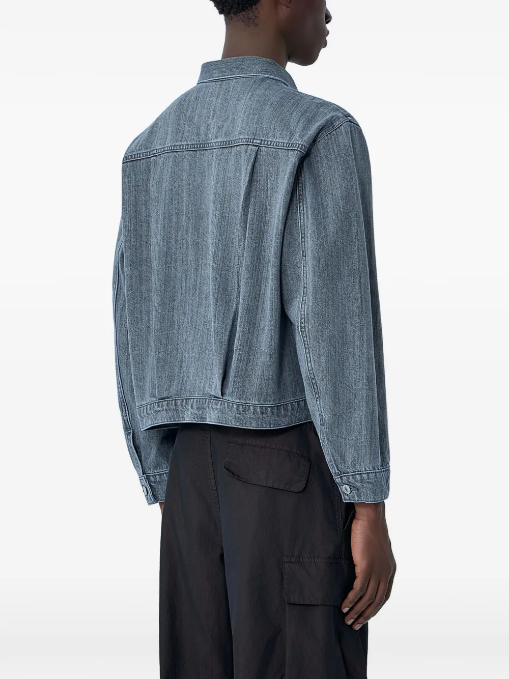 Levi's Blue Tab™ Type denim jack met borstzak en knopen Grijs