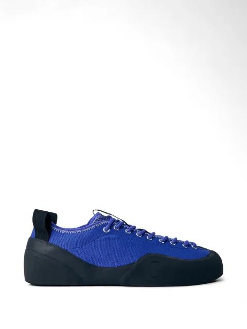 Village PM lace-up round-toe sneakers
