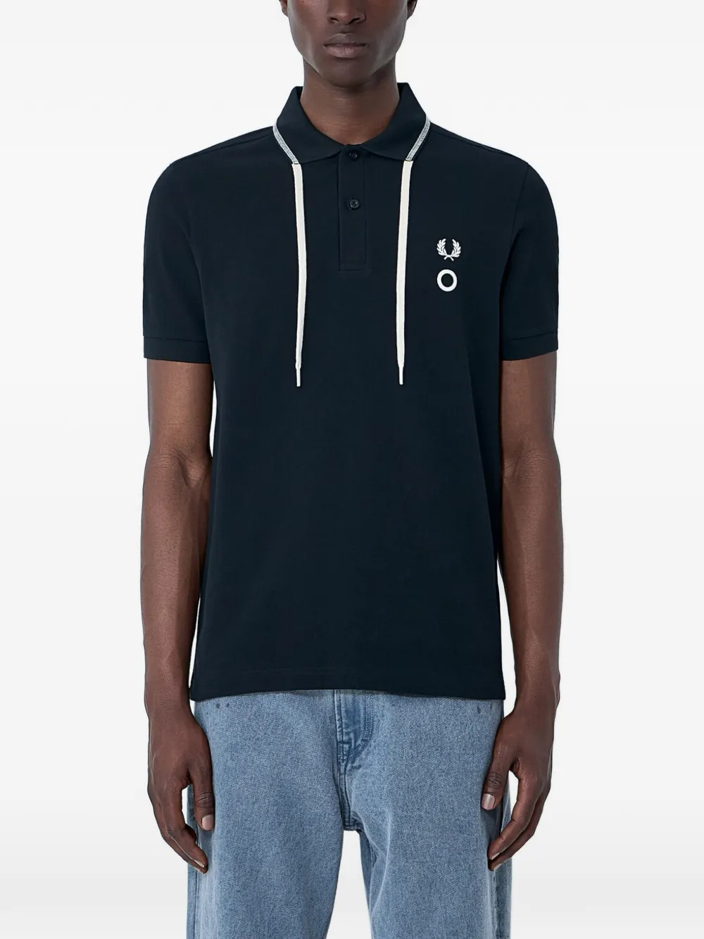Fred Perry x Craig Green drawstring polo shirt - Nero