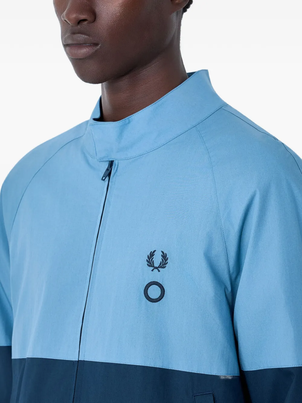 Fred Perry x Craig Green jack met geborduurd logo Blauw