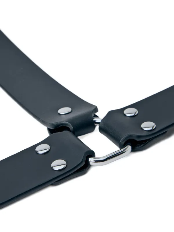 Vivienne Westwood レザーサスペンダー | ブラック | FARFETCH JP