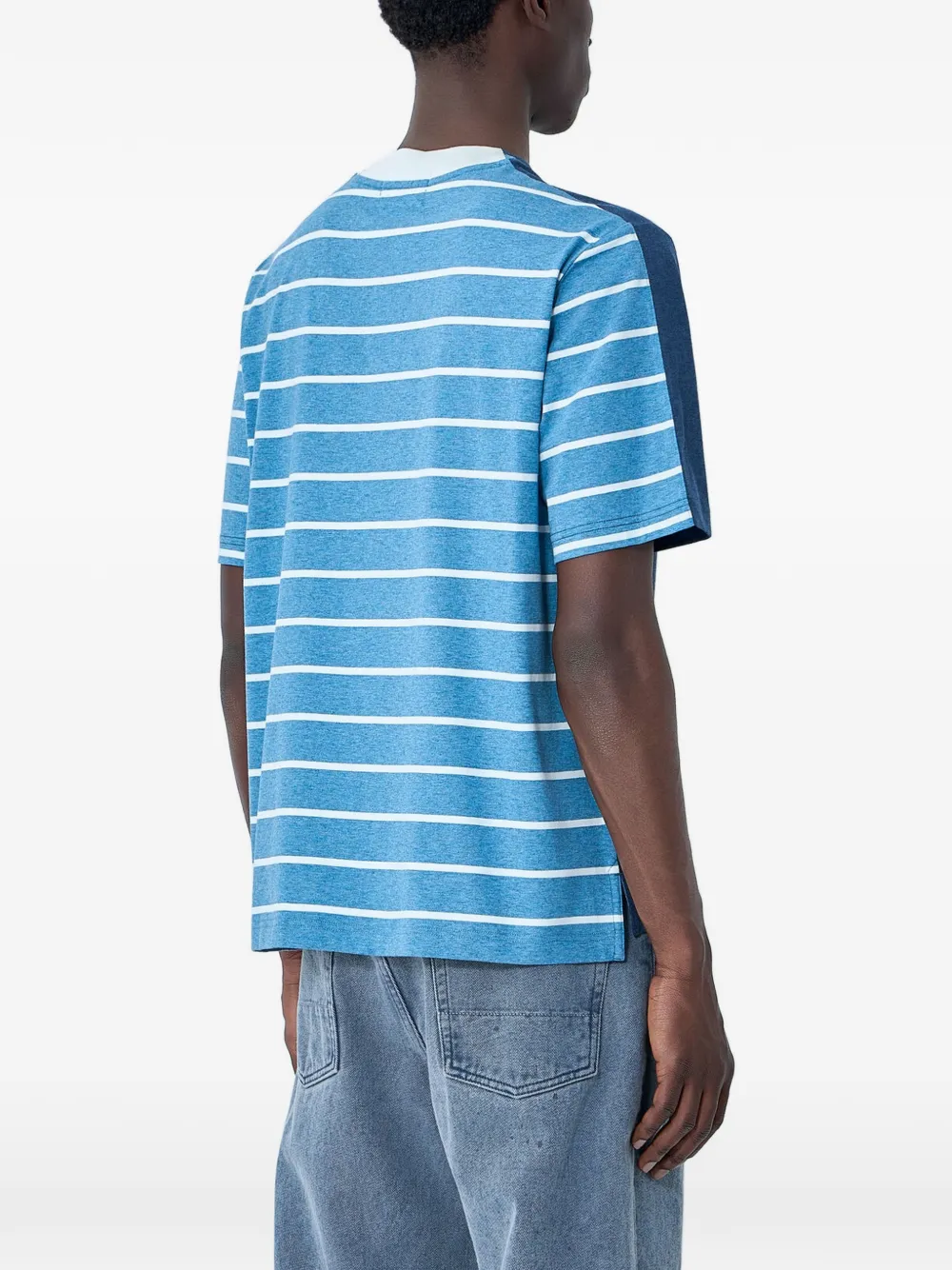 Fred Perry Sweater met geborduurd logo en ronde hals Blauw