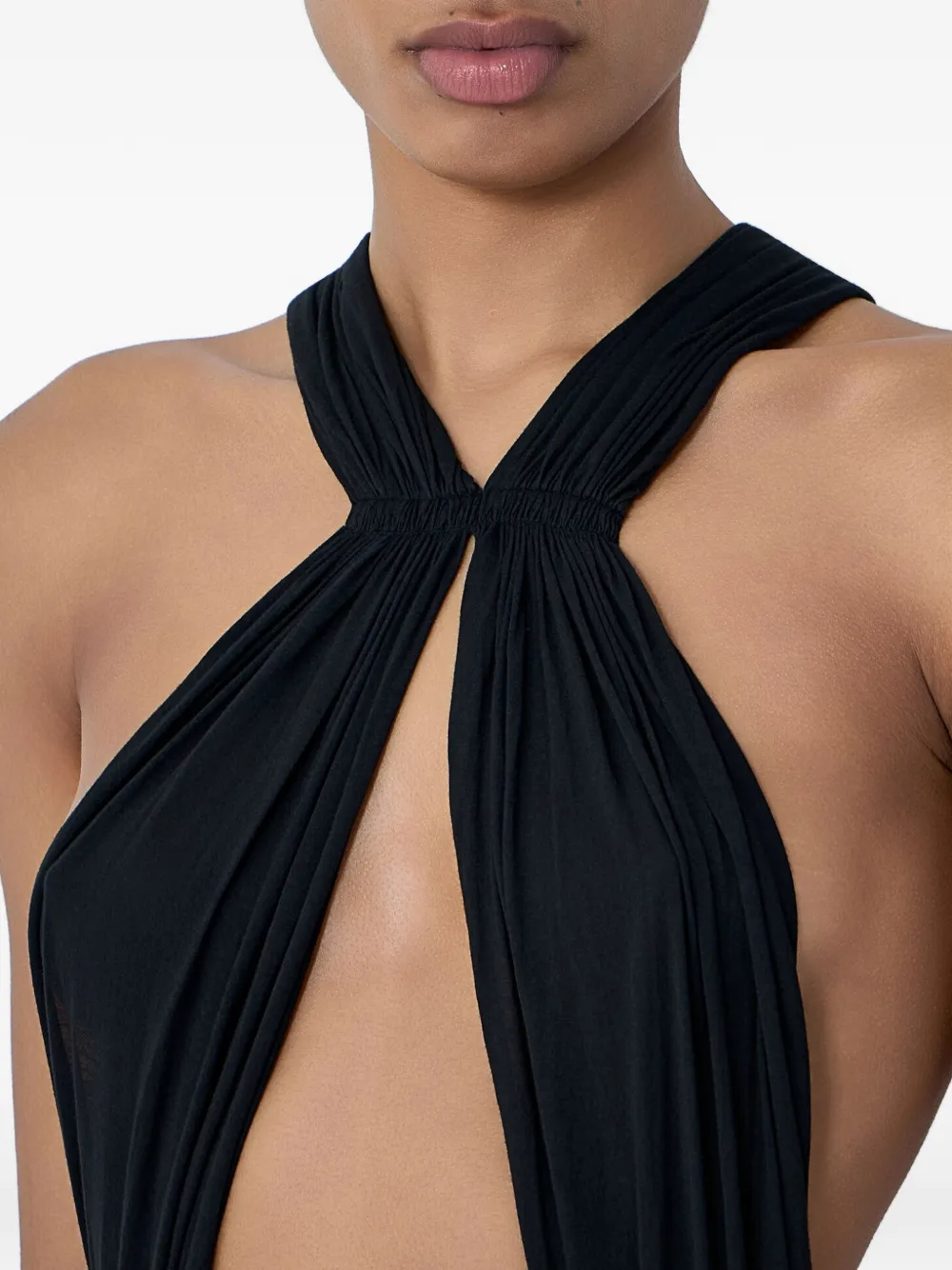 Rick Owens Miami body met halternek Zwart