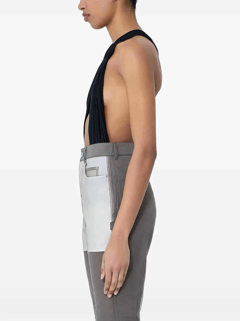 Rick Owens Miami body met halternek Zwart