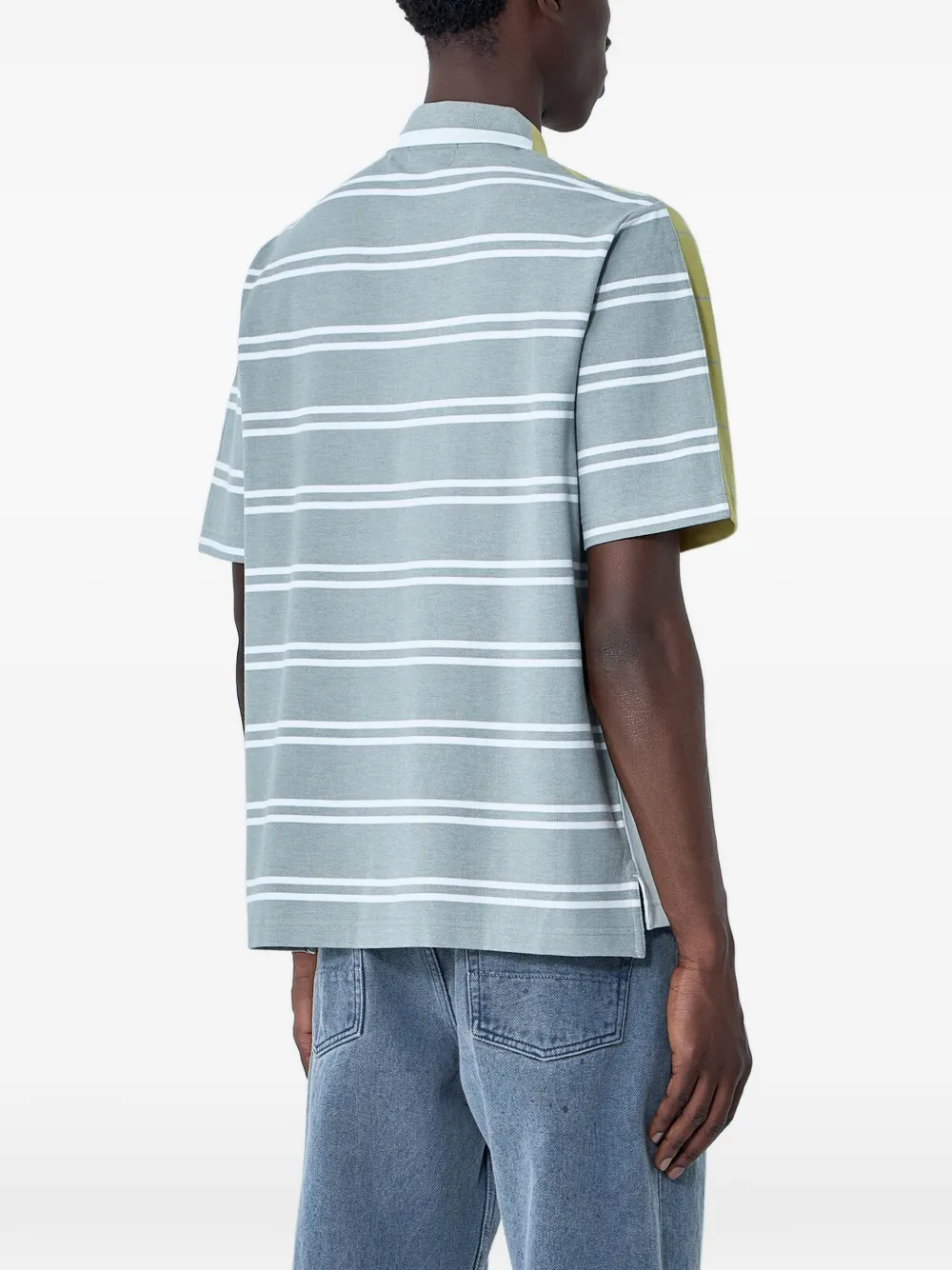  Fred Perry Polo A Rayas - Verde 