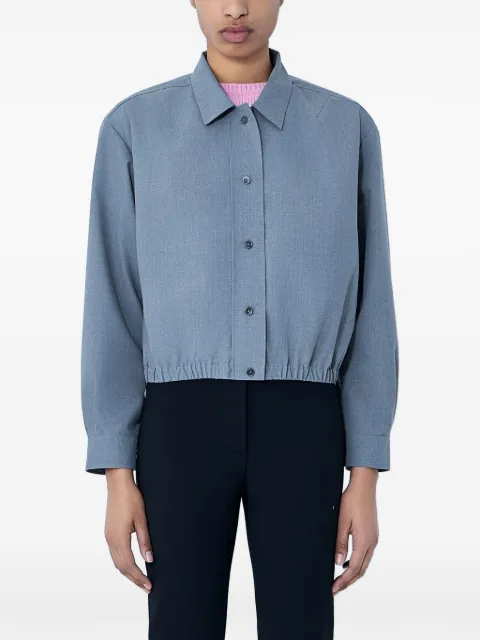 Jil Sander chamarra corta de lana