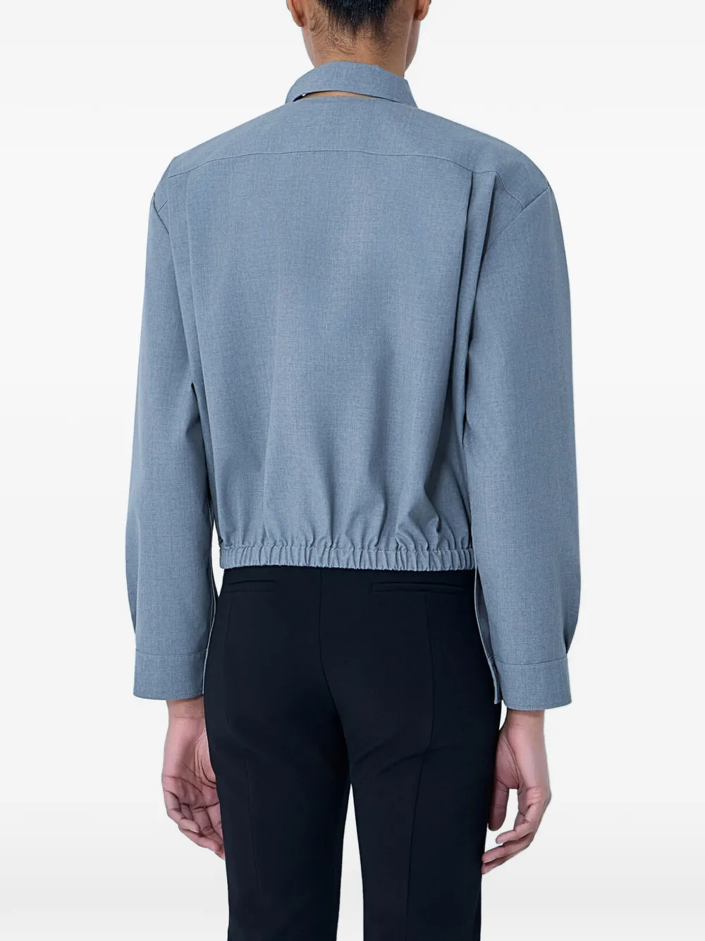 Jil Sander Cropped jack Blauw