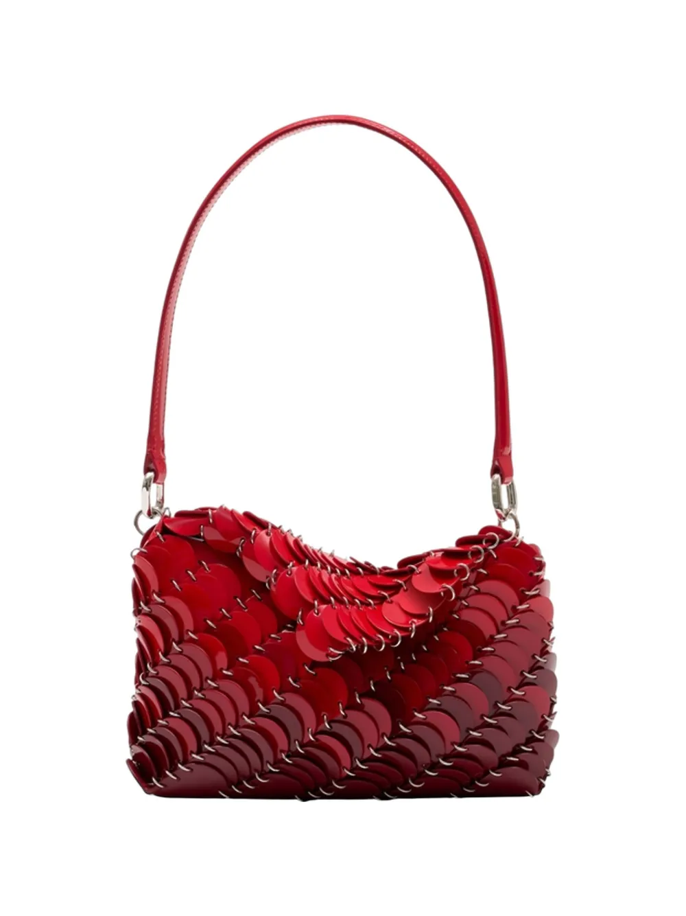 Rabanne embellished detail bag - Rosso
