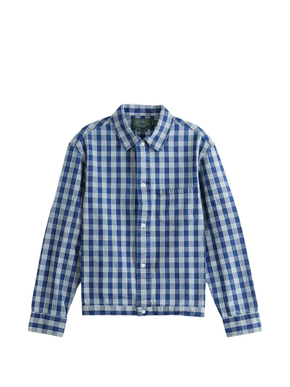 Polo Ralph Lauren checked button-up overshirt - Blu
