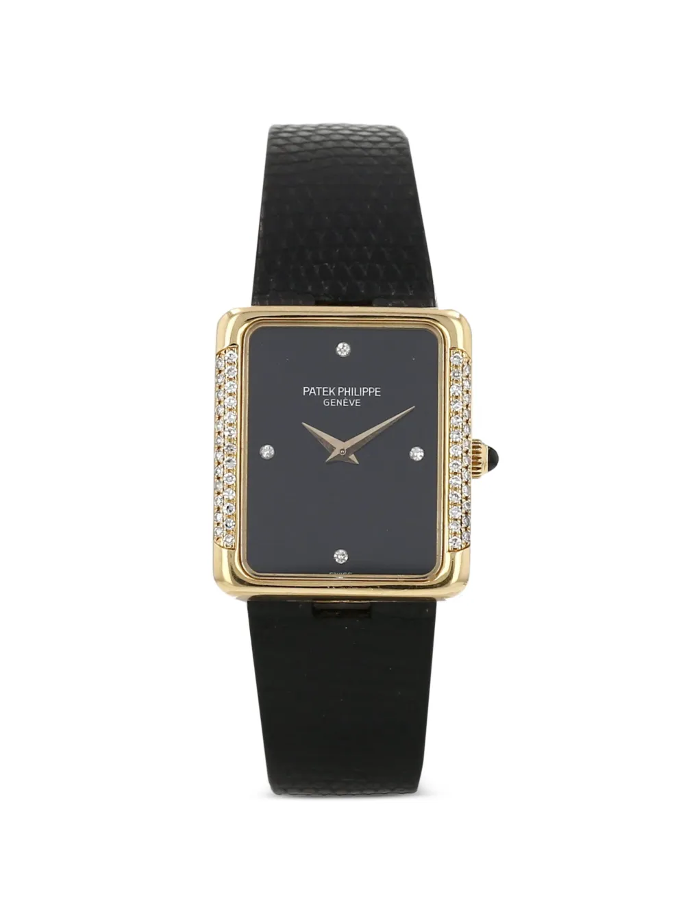 Patek Philippe 1984 rectangular case 25mm watch - Nero