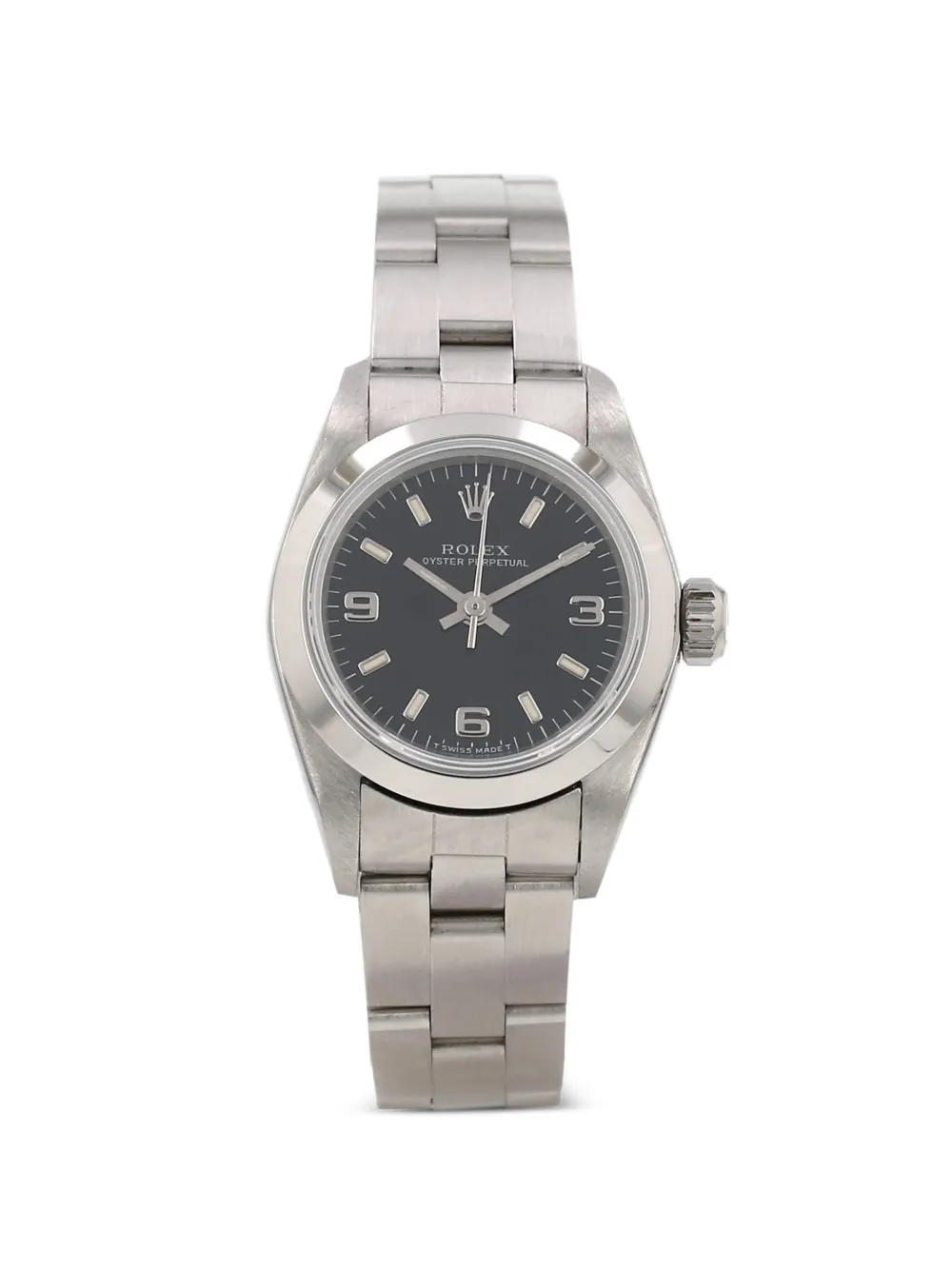 Rolex 1996 Lady Oyster Perpetual 25mm - Schwarz