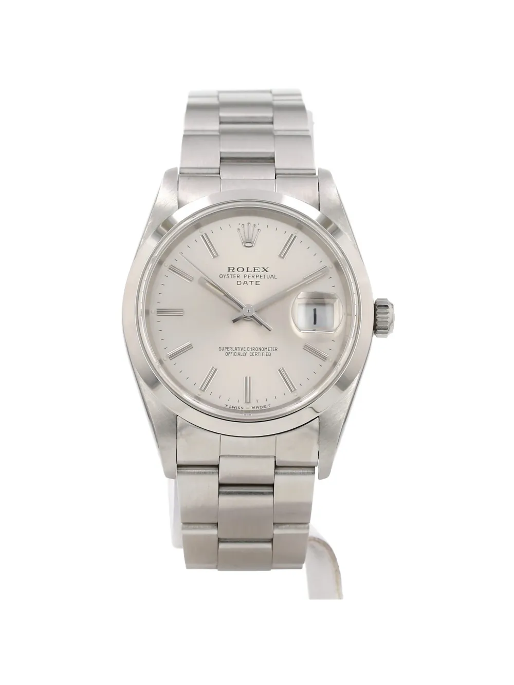 Rolex 1991 Oyster Perpetual 34mm watch – Silver