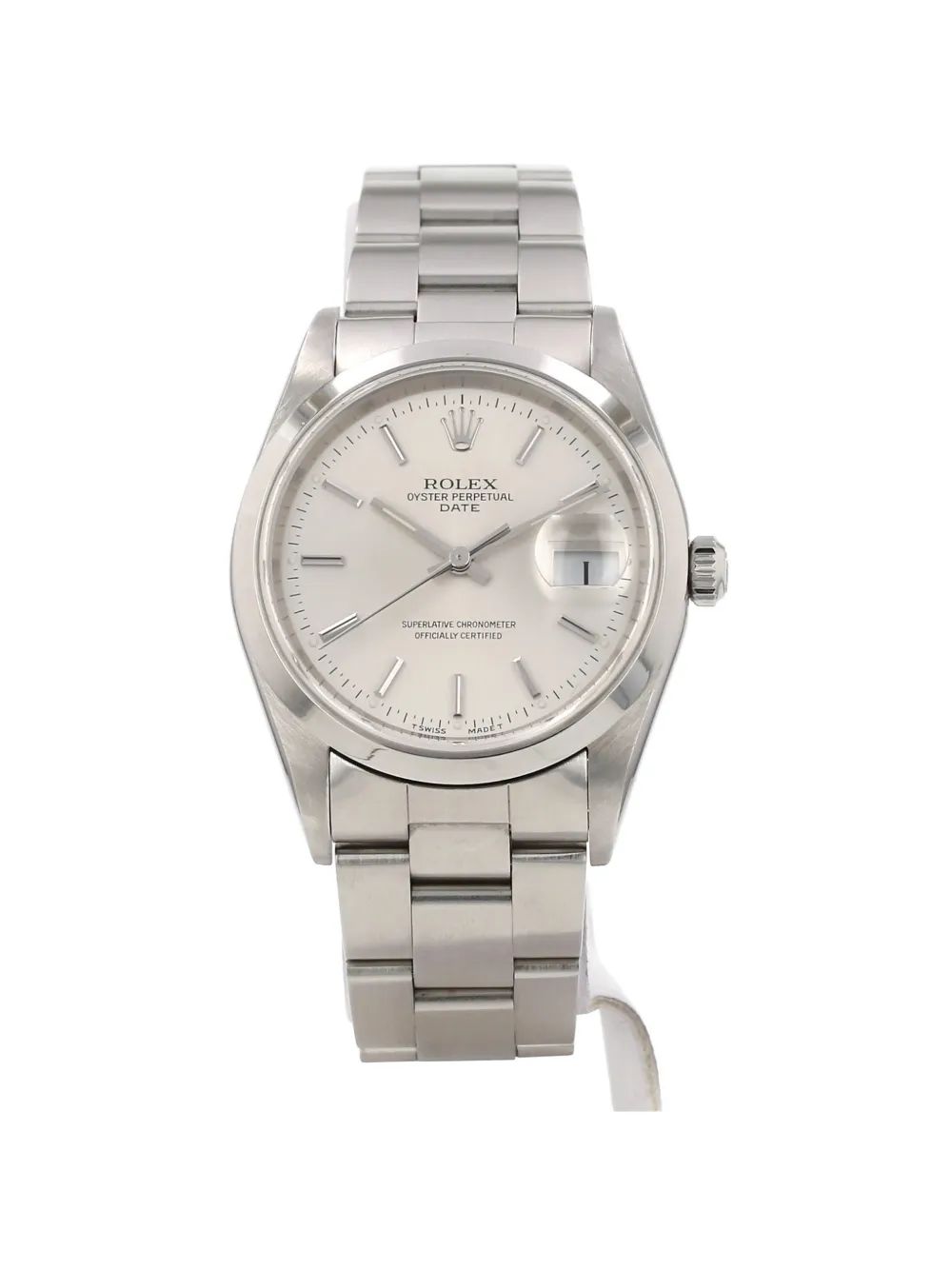 Rolex 1997 Oyster Perpetual Date 34mm watch – White