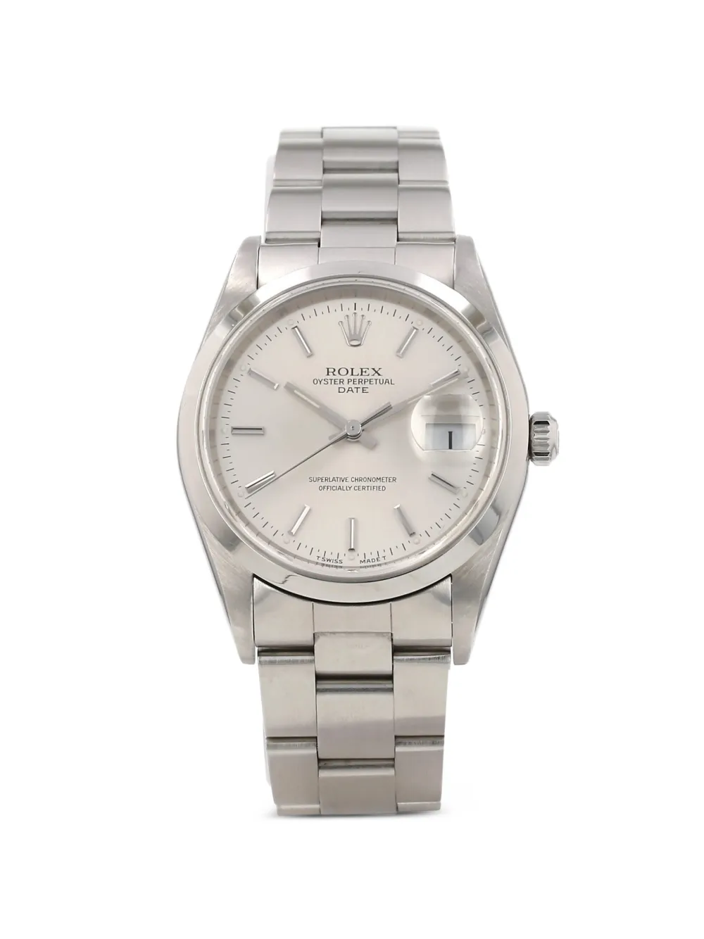Rolex 1997 Oyster Perpetual Date 34mm watch - Weiß