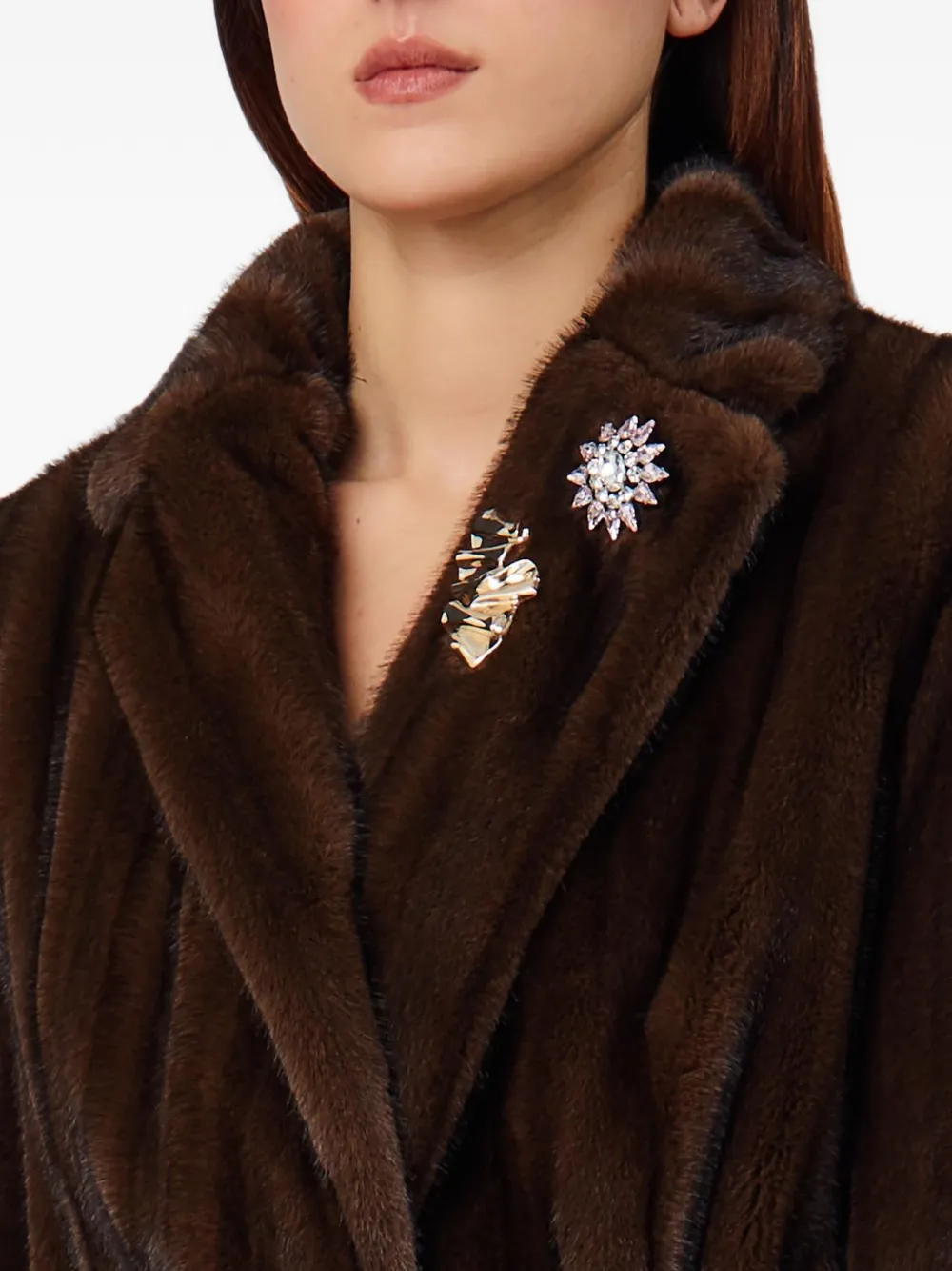 LIU JO jacket in faux fur Bruin