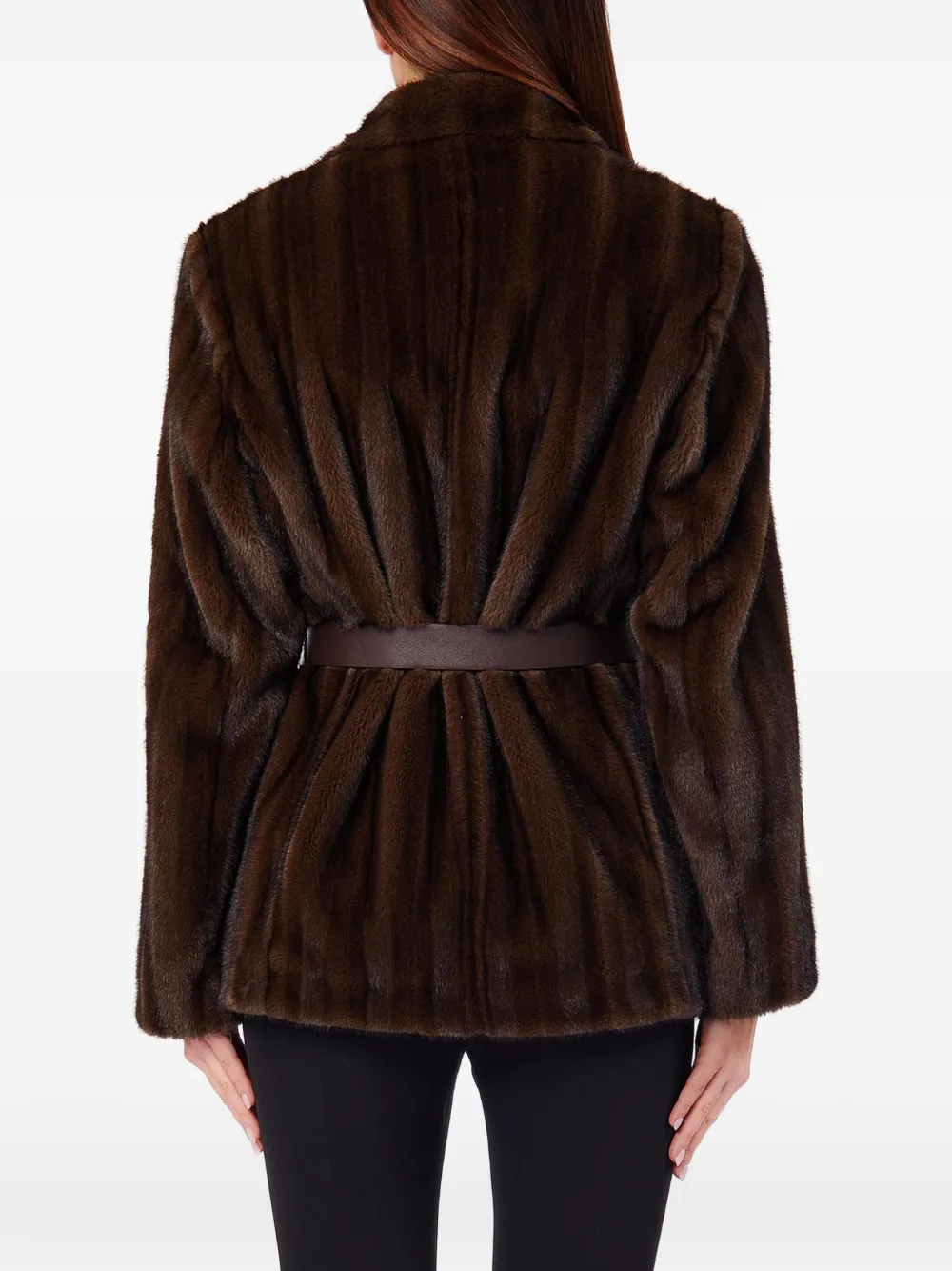 LIU JO jacket in faux fur Bruin