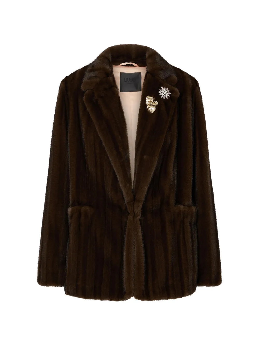 LIU JO jacket in faux fur - Braun