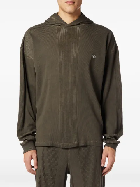 Diesel ribbed-knit hoodie