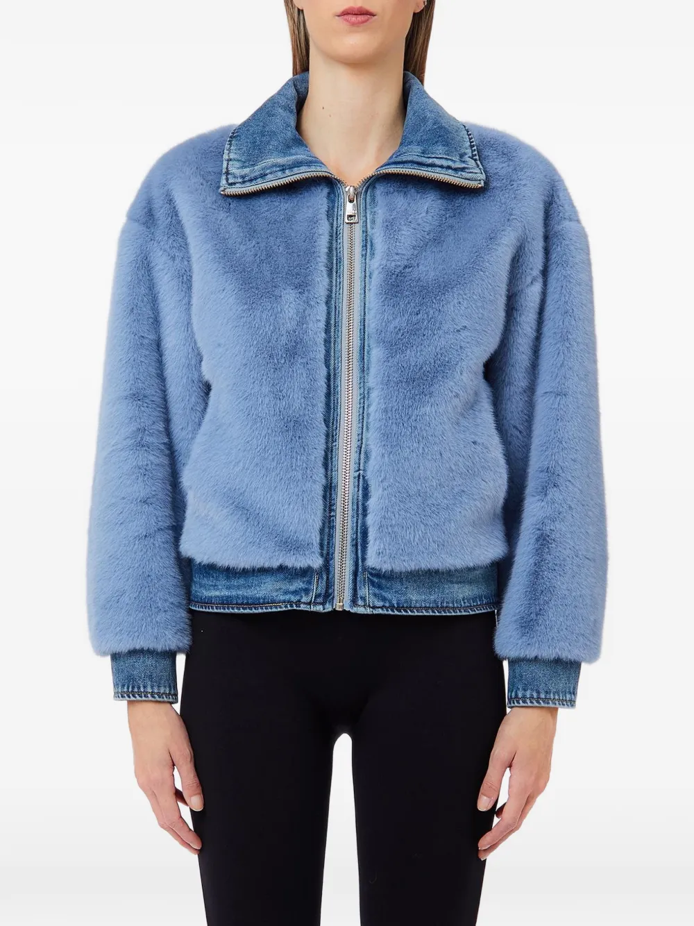 LIU JO jacket in faux fur - Blau