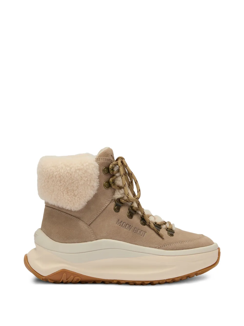 Moon Boot Moon247 City sherling mid beige sneakers - Tons neutres Moon Boot Moon247 City sherling mid beige sneakers - Tons neutres