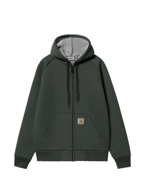 Carhartt WIP Car-Lux logo-patch zip-up hoodie