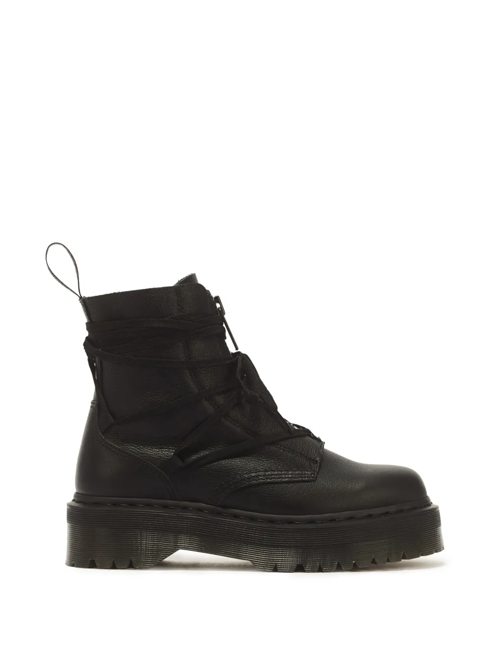 Dr. Martens Jarrick II lace-up zipped calf leather boots - Schwarz