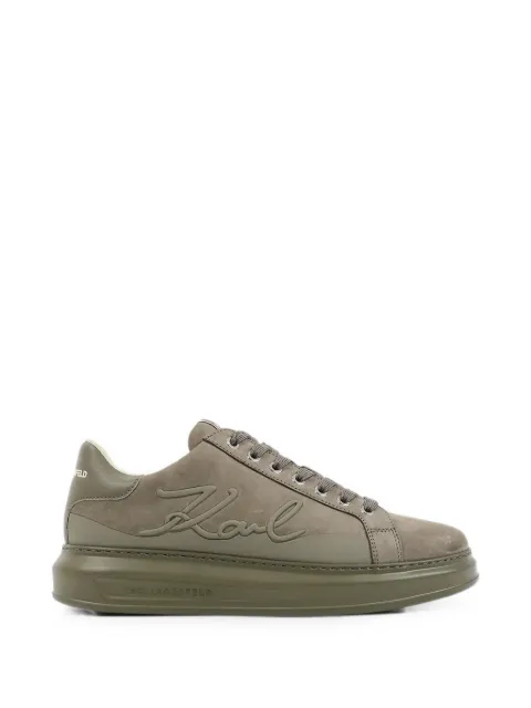 Karl Lagerfeld logo-embossed lace-up sneakers