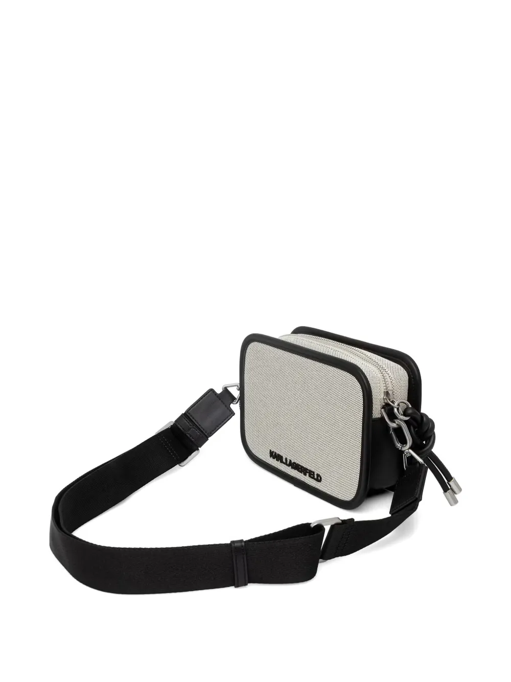 Karl Lagerfeld Schoudertas met logopatch Beige