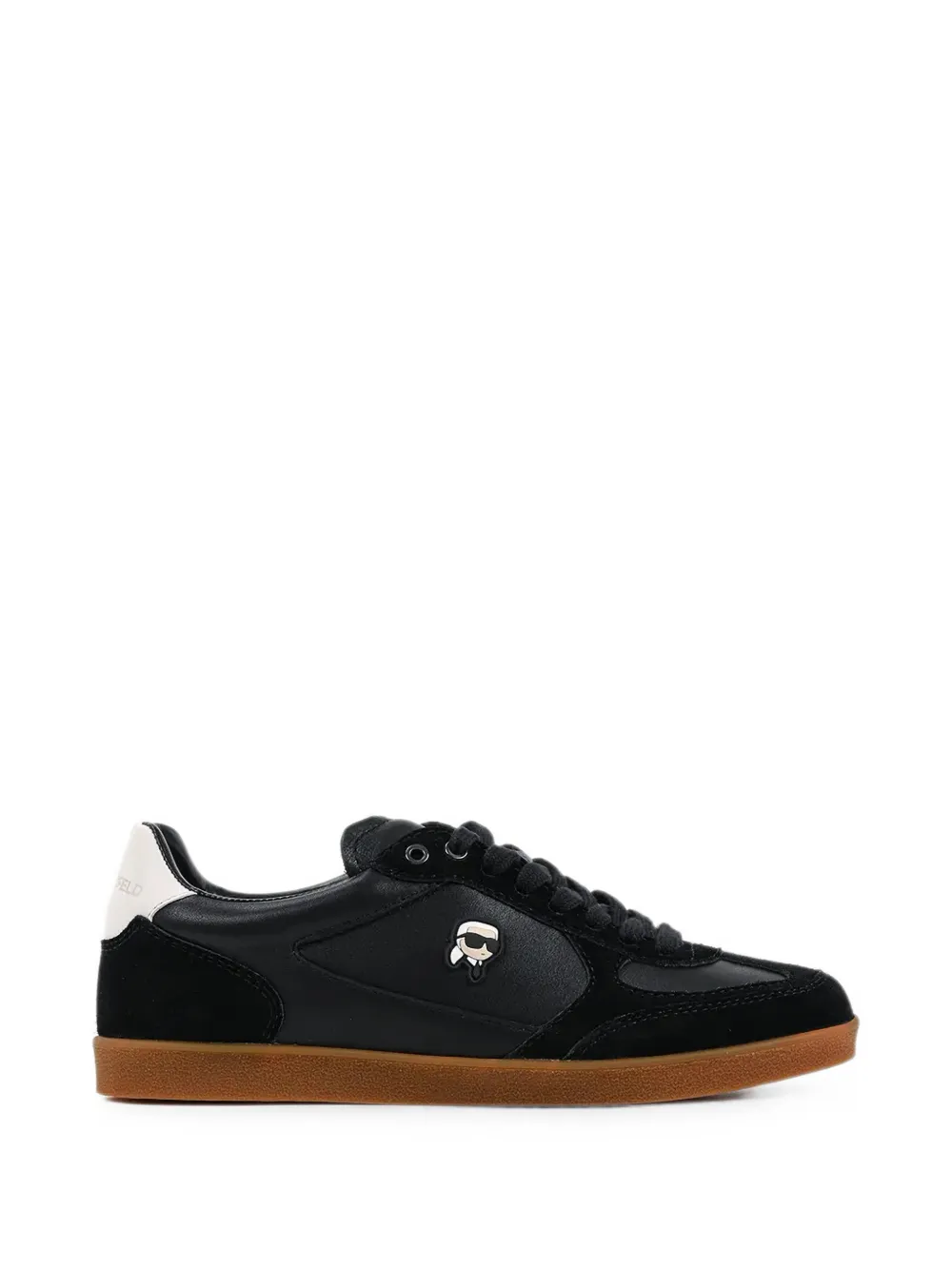 Karl Lagerfeld Ikon NFT Kandidate lace-up leather sneakers Zwart