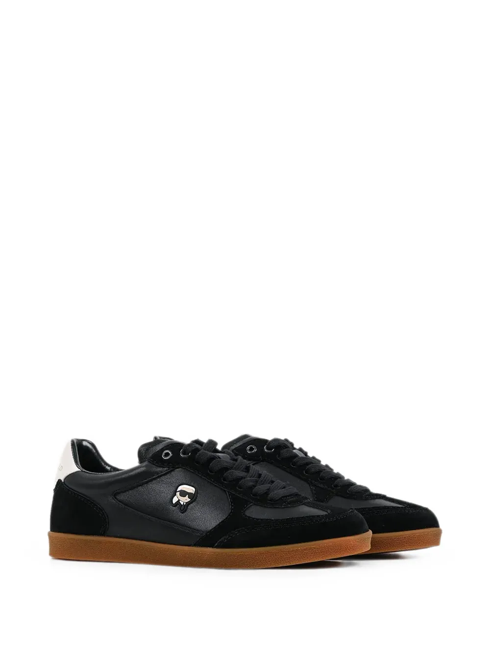 Karl Lagerfeld Ikon NFT Kandidate lace-up leather sneakers Zwart