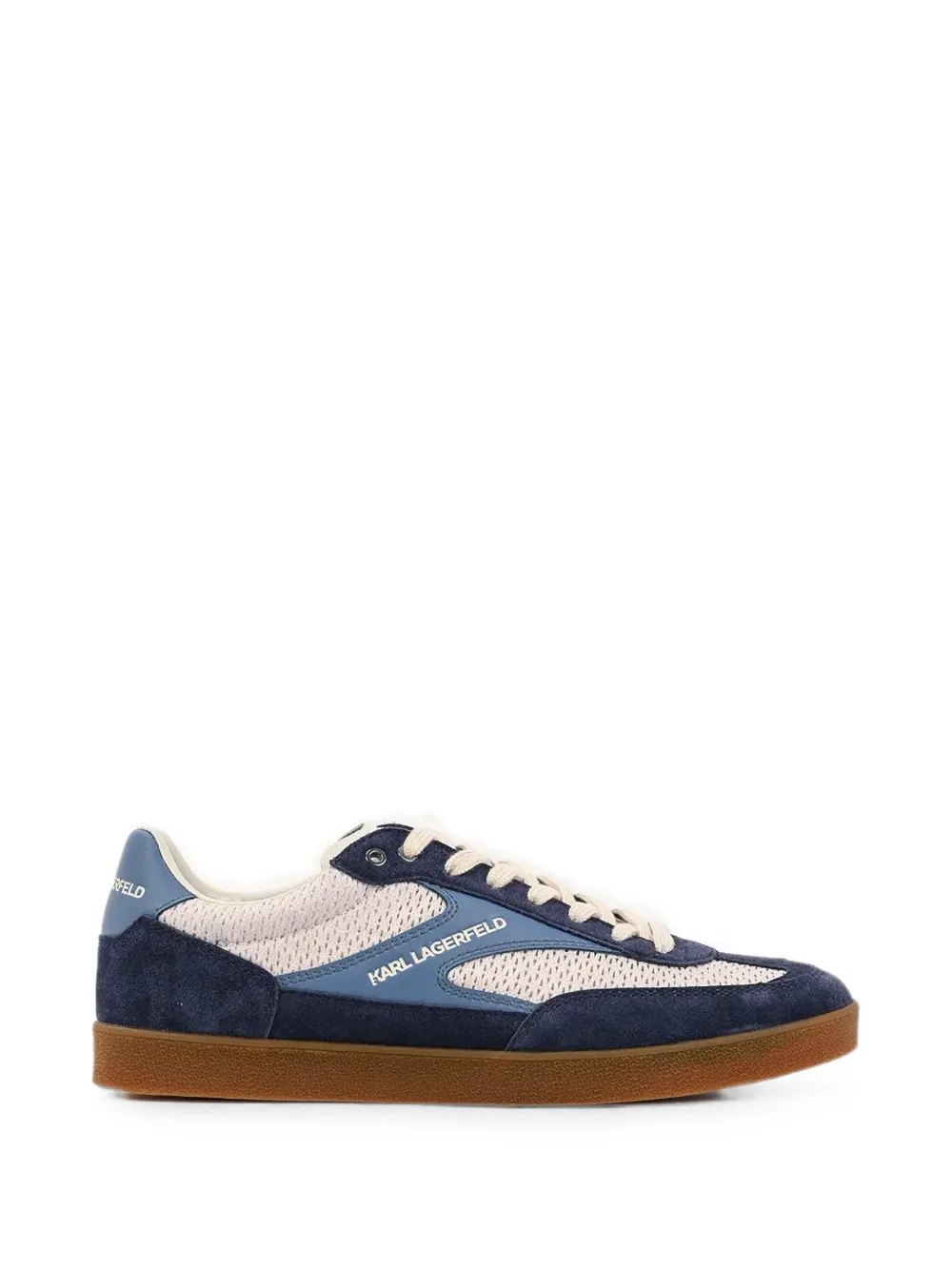 Karl Lagerfeld panelled sneakers - Blu
