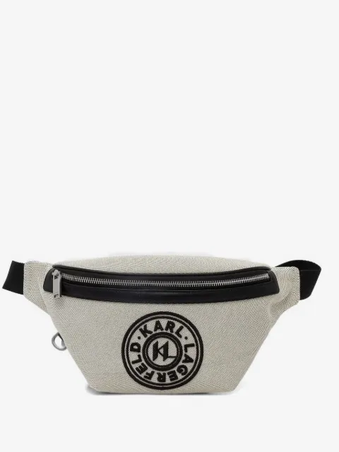 Karl Lagerfeld logo-patch belt bag