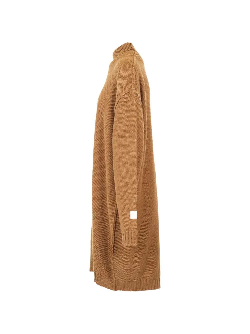 MM6 Maison Margiela roll-neck knitted dress - Braun