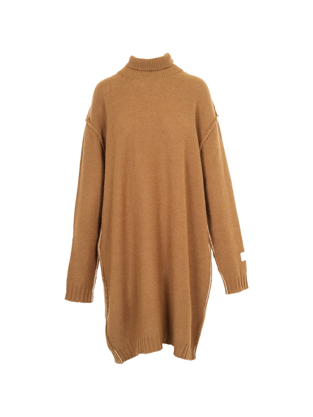 MM6 Maison Margiela Jurk met col Bruin