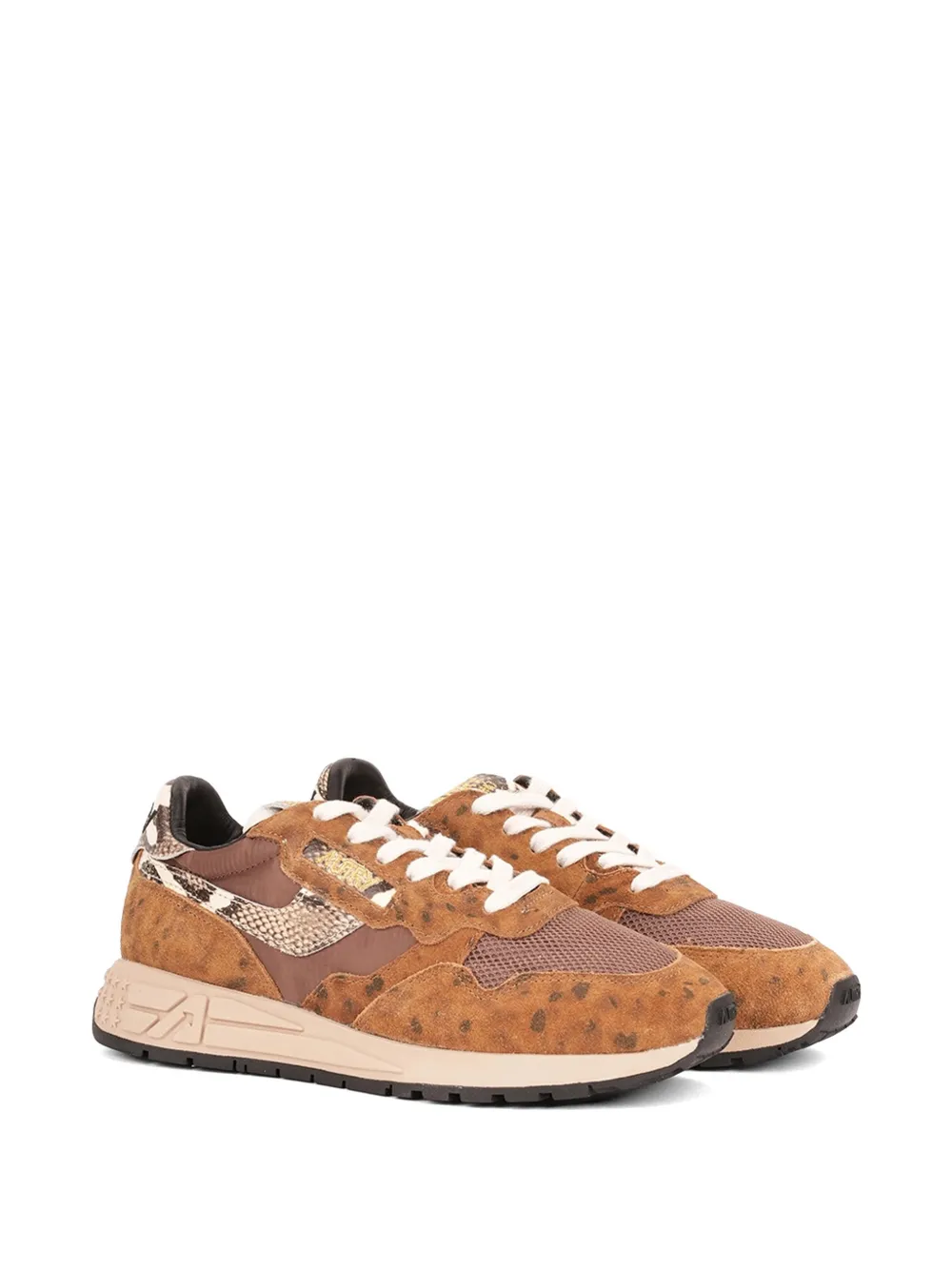 Autry Reelwind Low python-print leopard-print sneakers Bruin