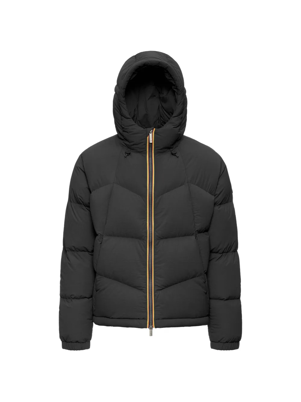 K-Way hooded puffer jacket - Schwarz