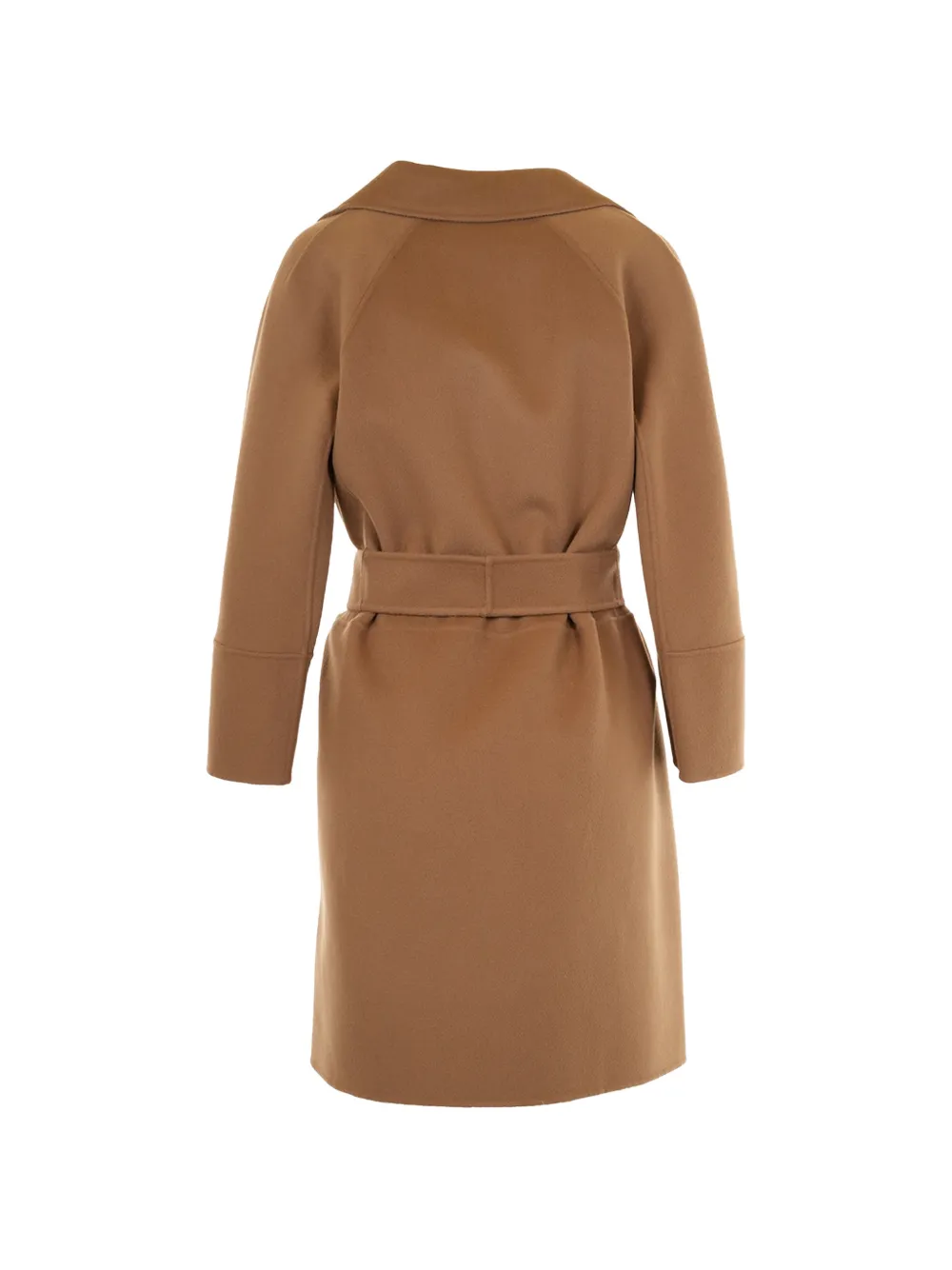  's Max Mara Belted Notch-lapel Coat - Marrón 