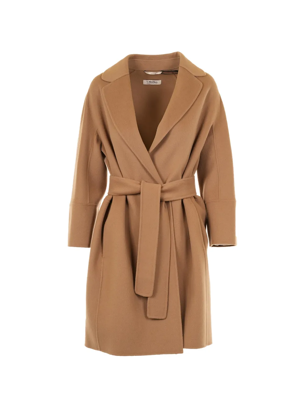 'S Max Mara Cappotto con cintura - Marrone