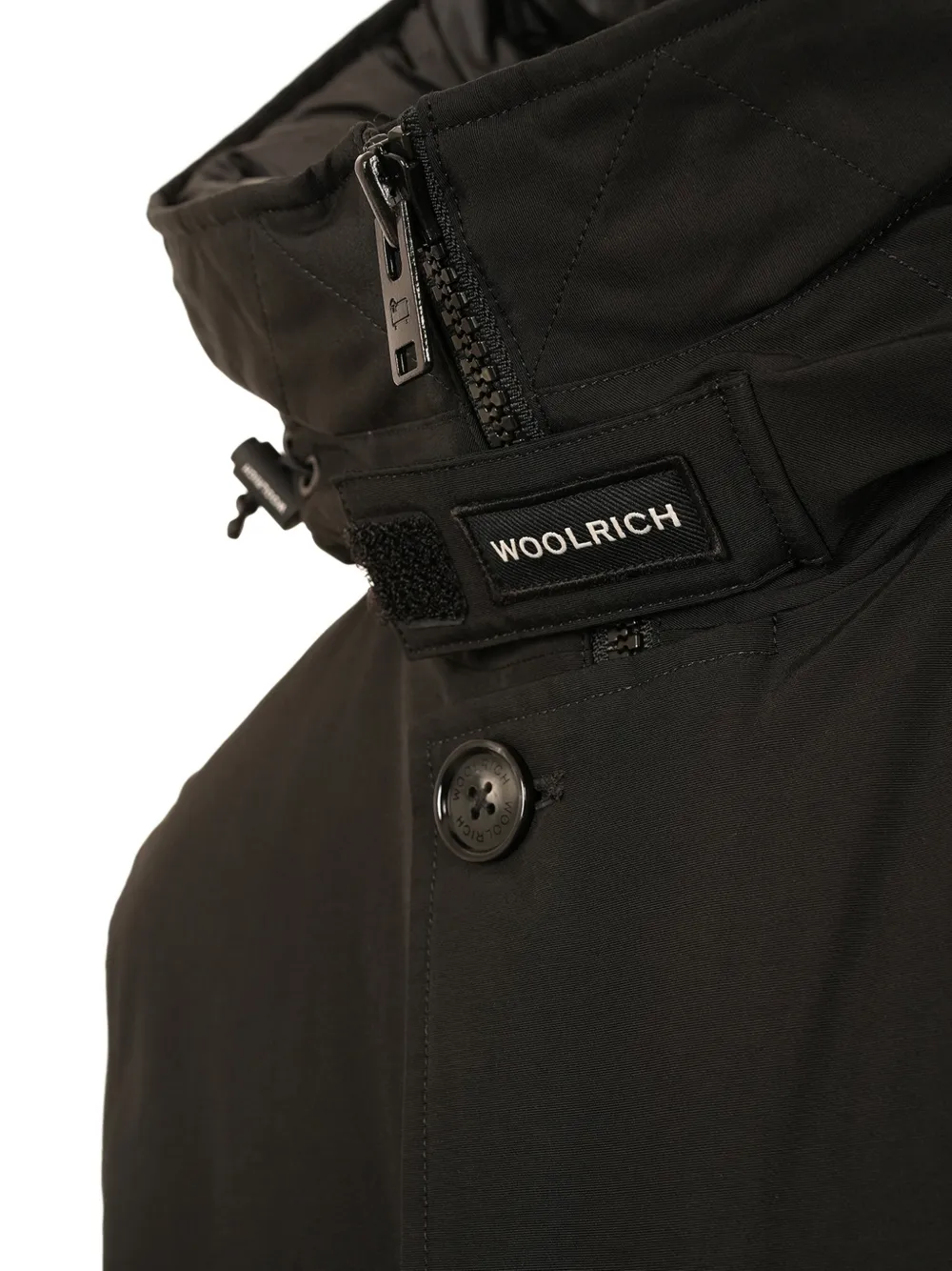 Woolrich Arctic jack met capuchon Zwart