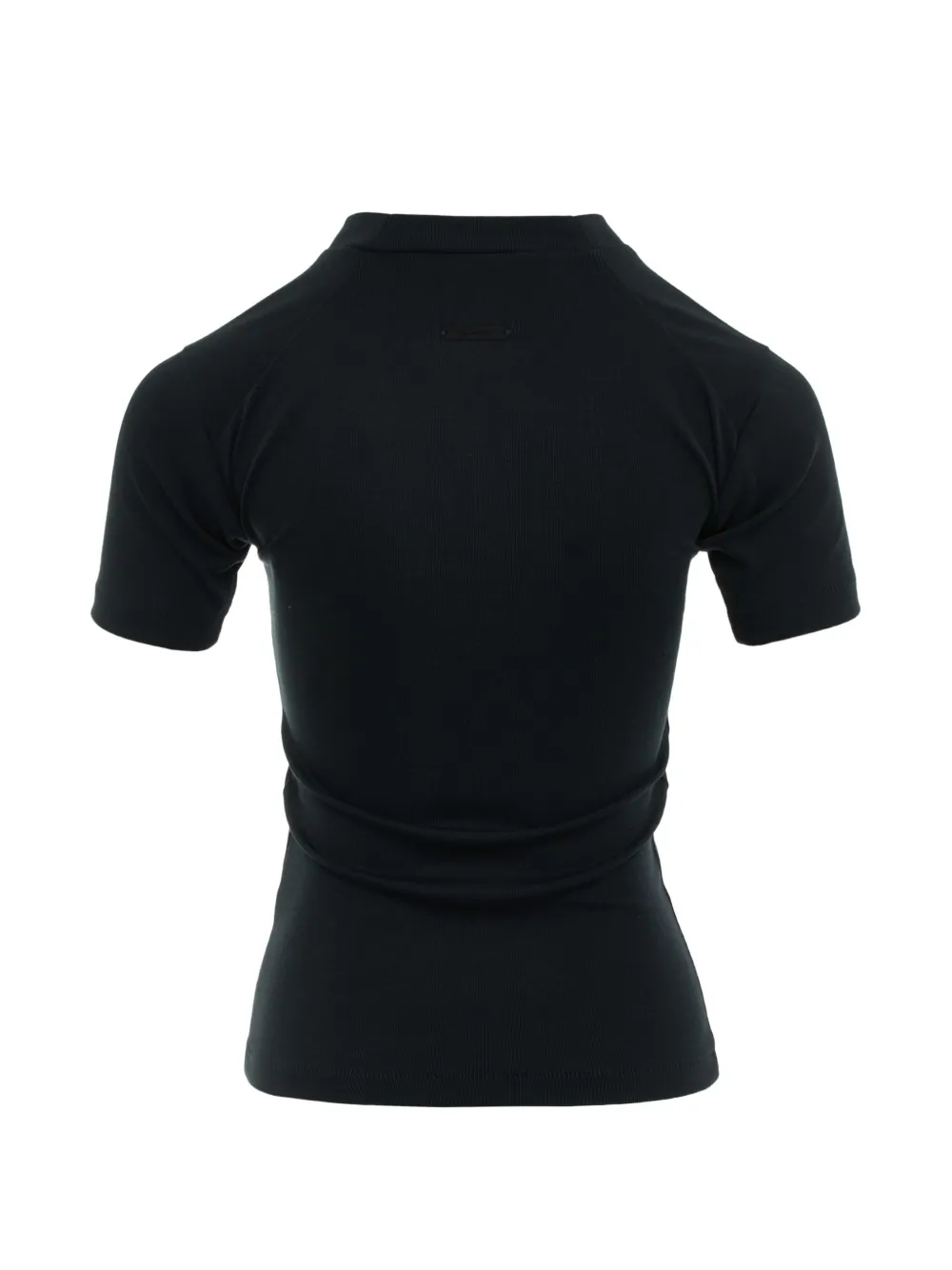 FEAR OF GOD ESSENTIALS Ribgebreid T-shirt Zwart