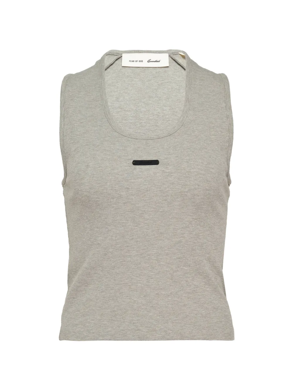 FEAR OF GOD ESSENTIALS logo-patch tank top - Grigio