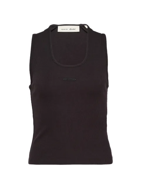 FEAR OF GOD ESSENTIALS logo-patch tank top