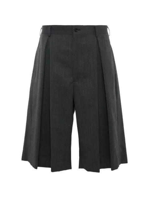 Comme des Garçons Homme Plus pleated wide-leg shorts
