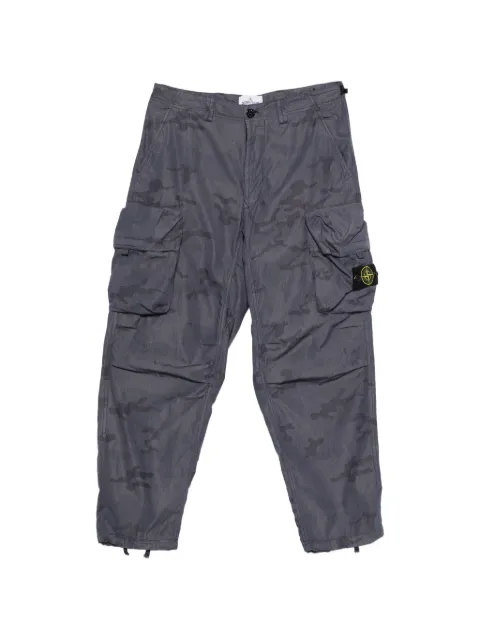 Stone Island camouflage-print ripstop cargo pants